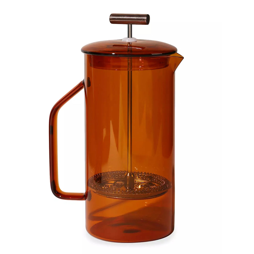 Glass French Press Amber marche l'îlot